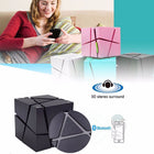 Cube Bluetooth Speaker with Lights & Bass