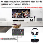Wireless On-Ear Bass TV Headphones