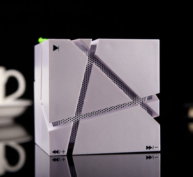 Cube Bluetooth Speaker with Lights & Bass