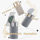 3-in-1 Multi-Function iPhone and AirPods Wireless Charger Portable Bluetooth Speaker with Touch Lamp for Home and Office