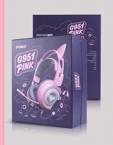 G951 USB 7.1 Cat Ear Gaming Headset